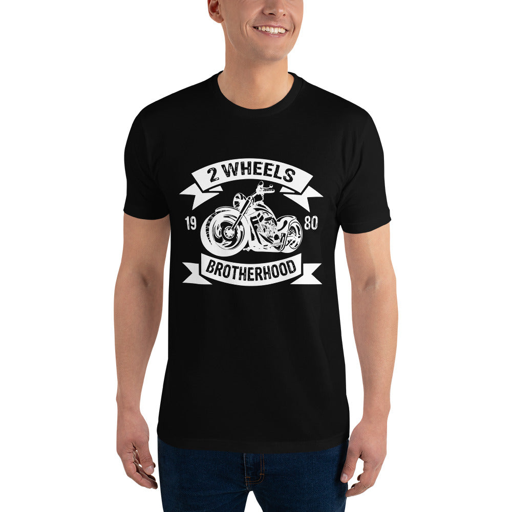 "2 Wheels Brotherhood" #1 Short Sleeve T-shirt