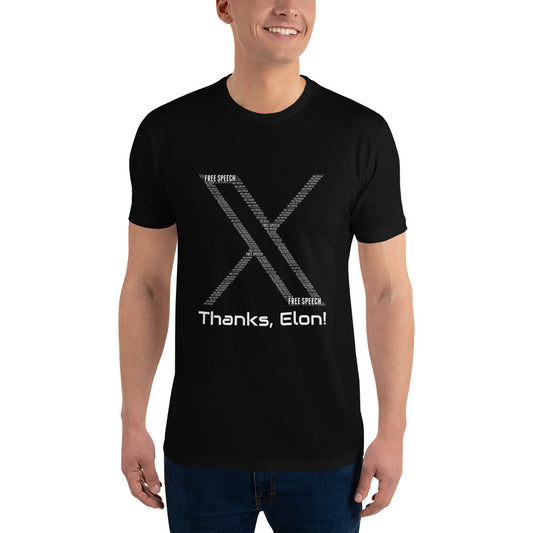 "Thanks, Elon! The X Free Speech" #2 Short Sleeve T-shirt