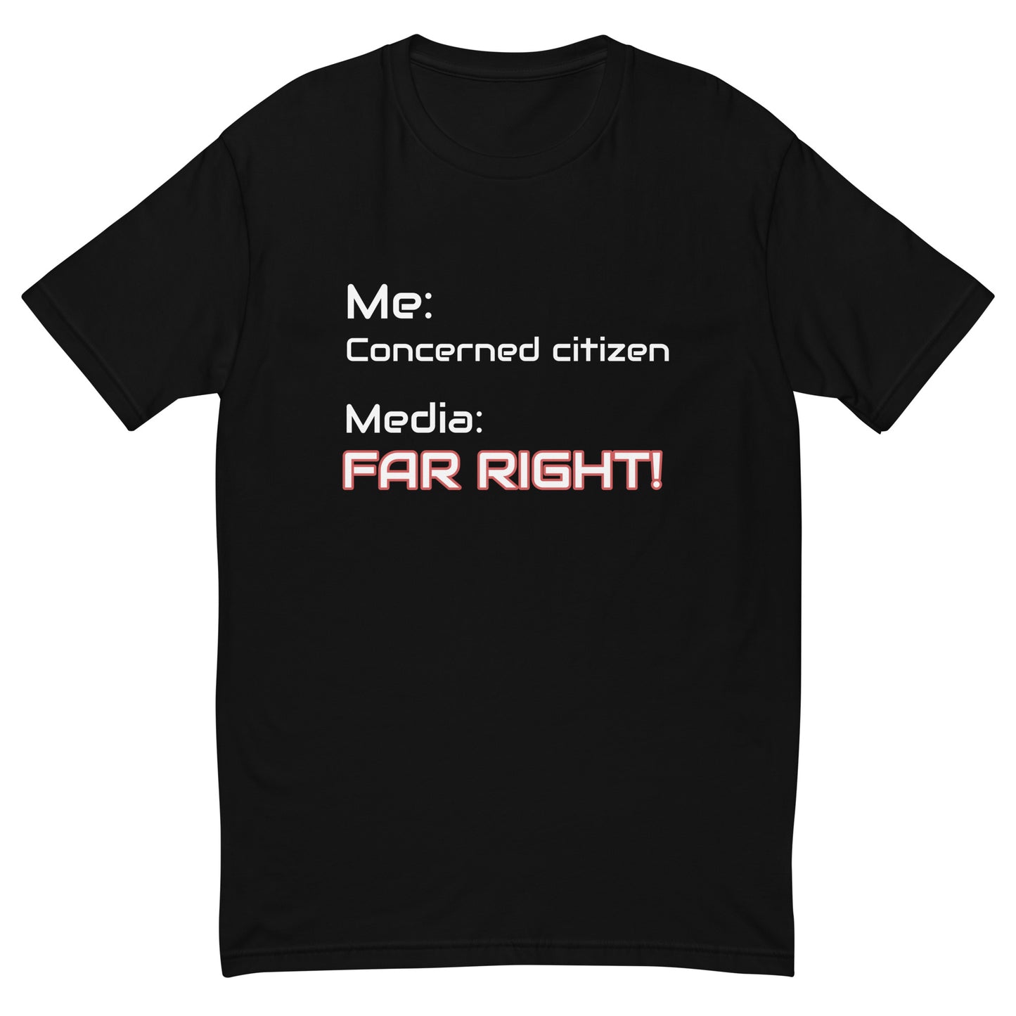 "Concerned, Not Conformed: The 'Me vs. Media'  Short Sleeve T-shirt