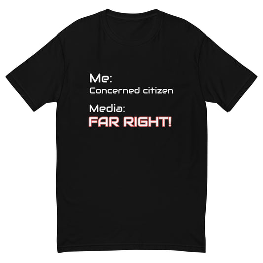 "Concerned, Not Conformed: The 'Me vs. Media'  Short Sleeve T-shirt