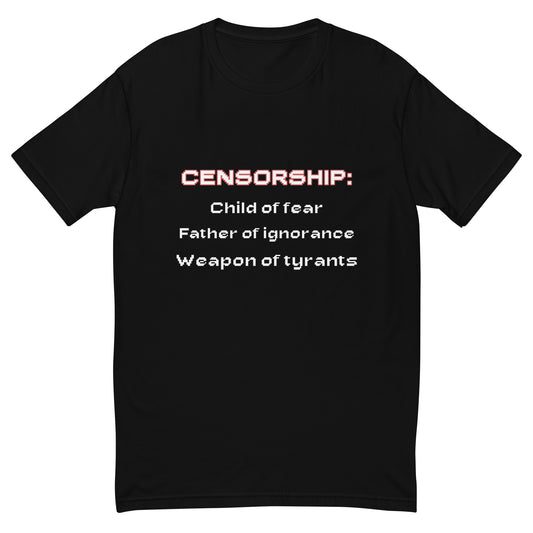 "Censorship Exposed: The Truth-Telling Tee" Short Sleeve T-shirt