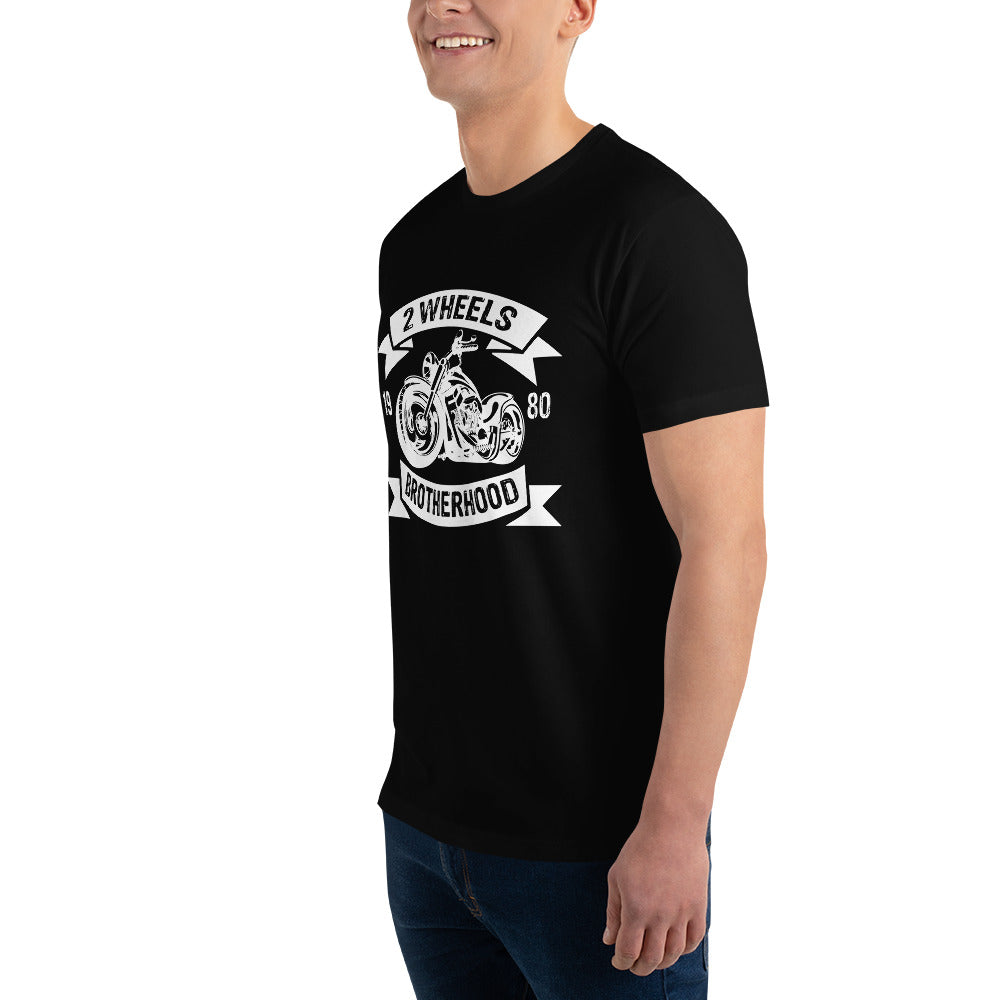 "2 Wheels Brotherhood" #1 Short Sleeve T-shirt