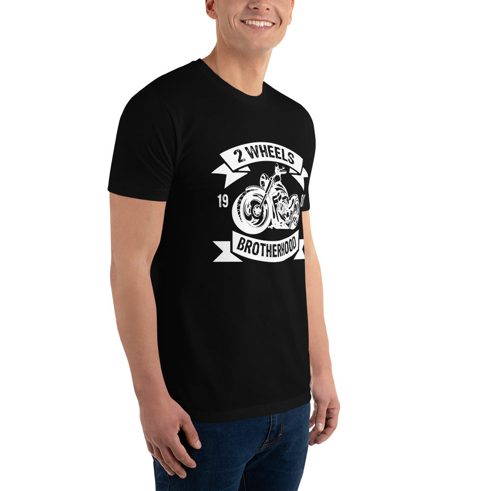 "2 Wheels Brotherhood" #1 Short Sleeve T-shirt