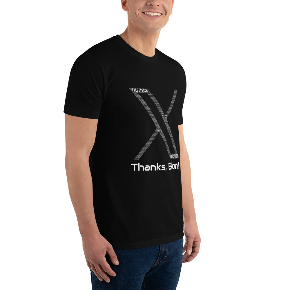 "Thanks, Elon! The X Free Speech" #2 Short Sleeve T-shirt