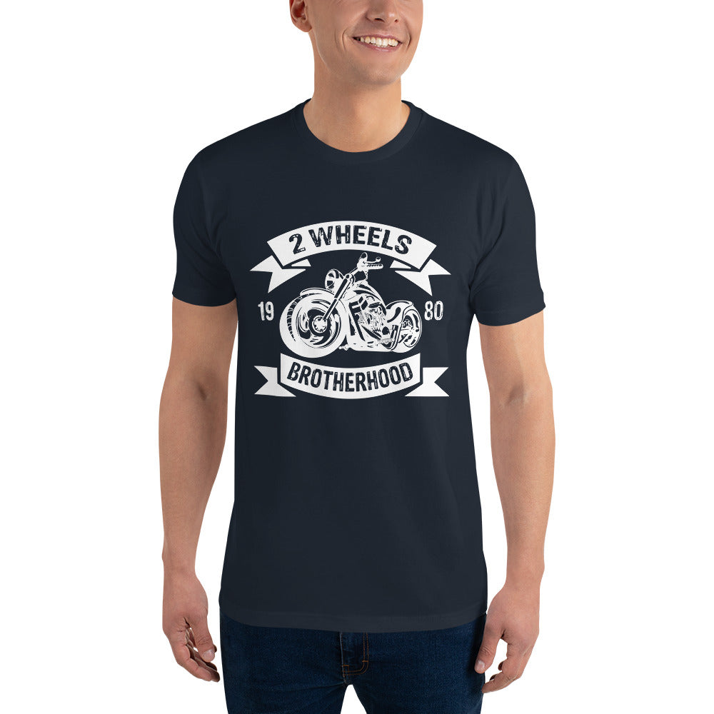 "2 Wheels Brotherhood" #1 Short Sleeve T-shirt