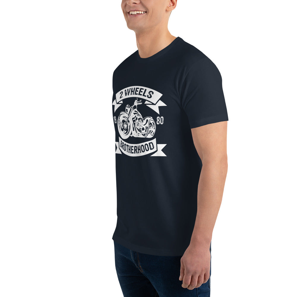 "2 Wheels Brotherhood" #1 Short Sleeve T-shirt