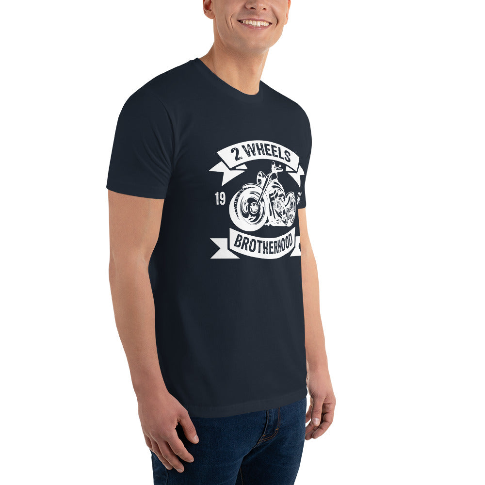 "2 Wheels Brotherhood" #1 Short Sleeve T-shirt