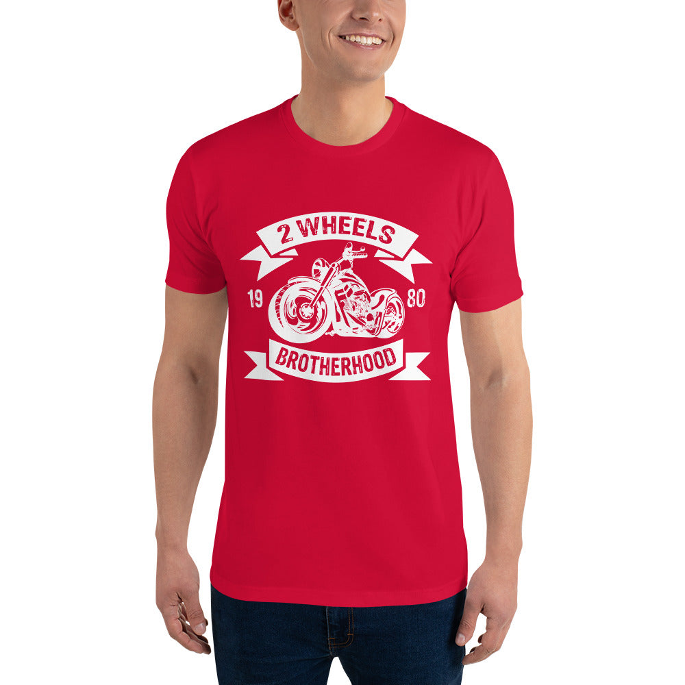 "2 Wheels Brotherhood" #1 Short Sleeve T-shirt