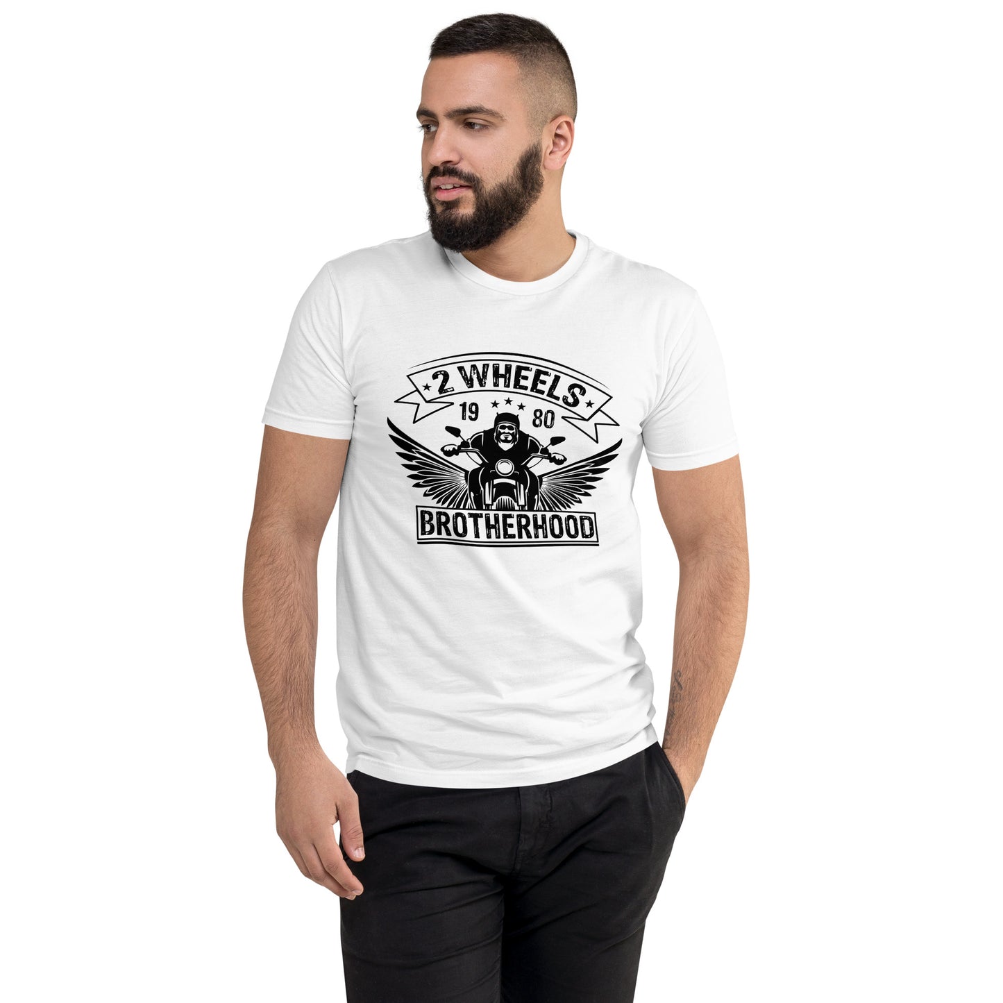 "2 Wheels Brotherhood" #2 Short Sleeve T-shirt