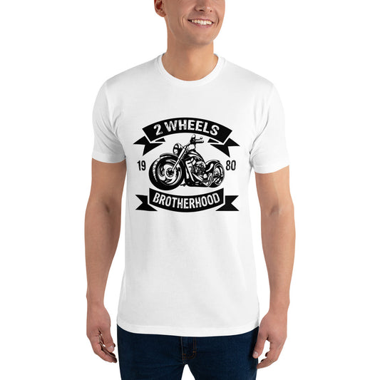 "2 Wheels Brotherhood" #1 Short Sleeve T-shirt