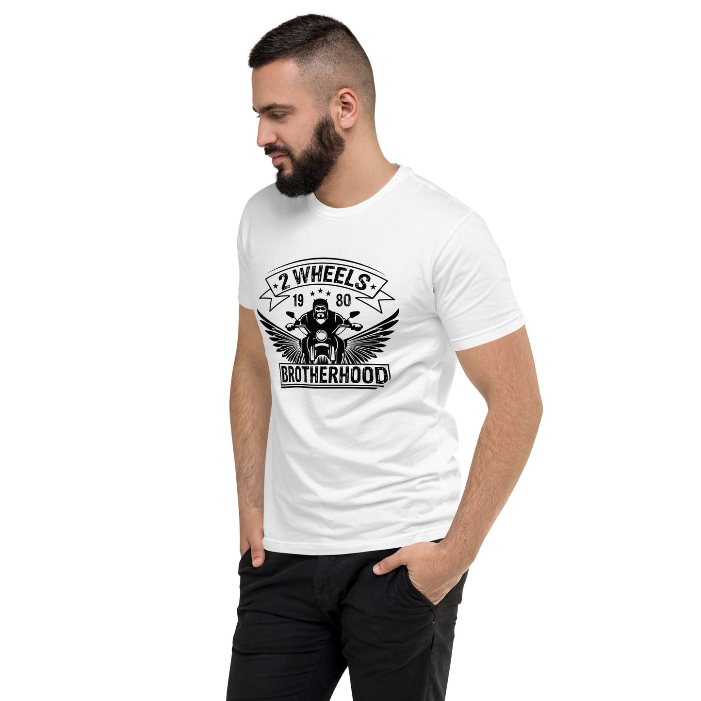 "2 Wheels Brotherhood" #2 Short Sleeve T-shirt