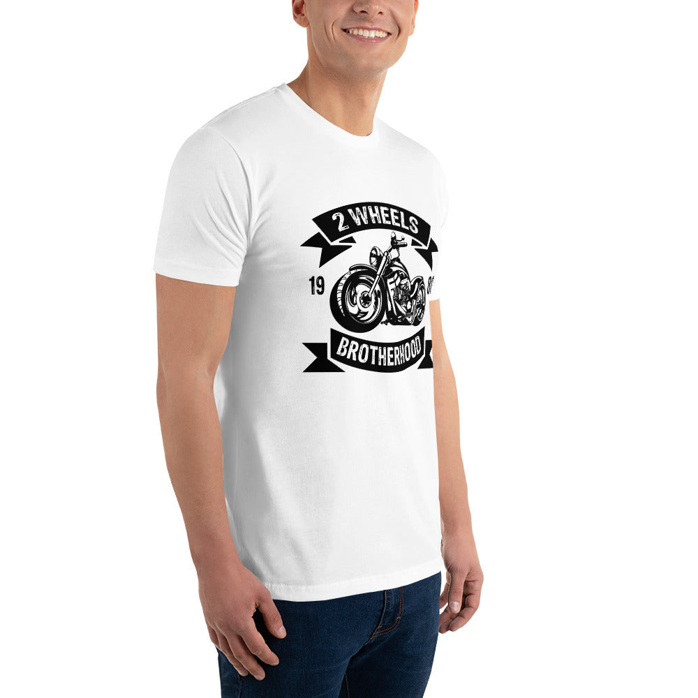 "2 Wheels Brotherhood" #1 Short Sleeve T-shirt