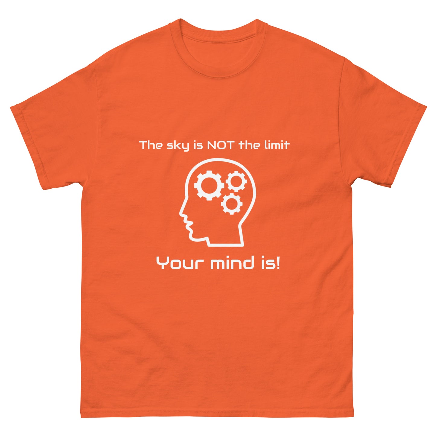 "The Sky is Not the Limit. Your Mind Is!" Unisex classic tee