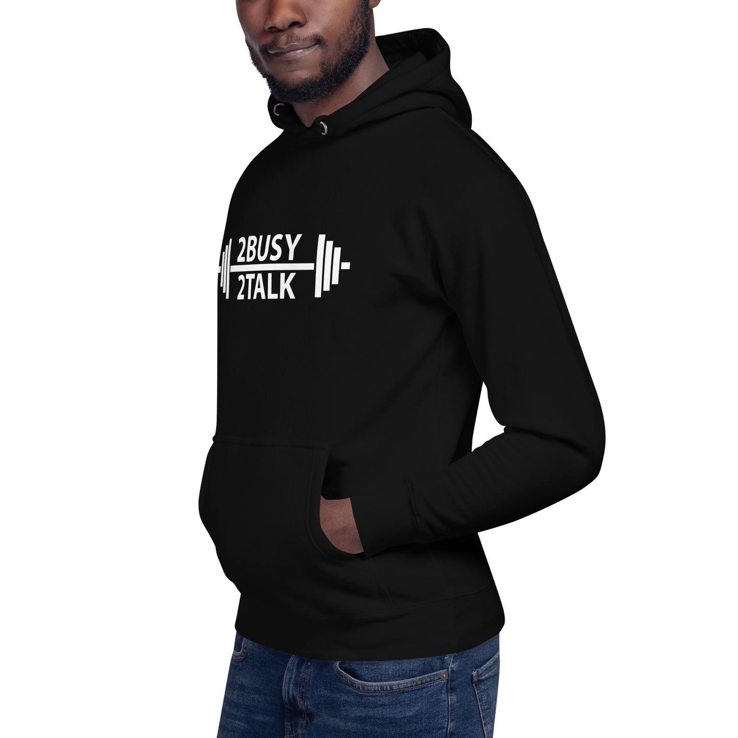 "2 Busy 2 Talk"  Unisex Hoodie