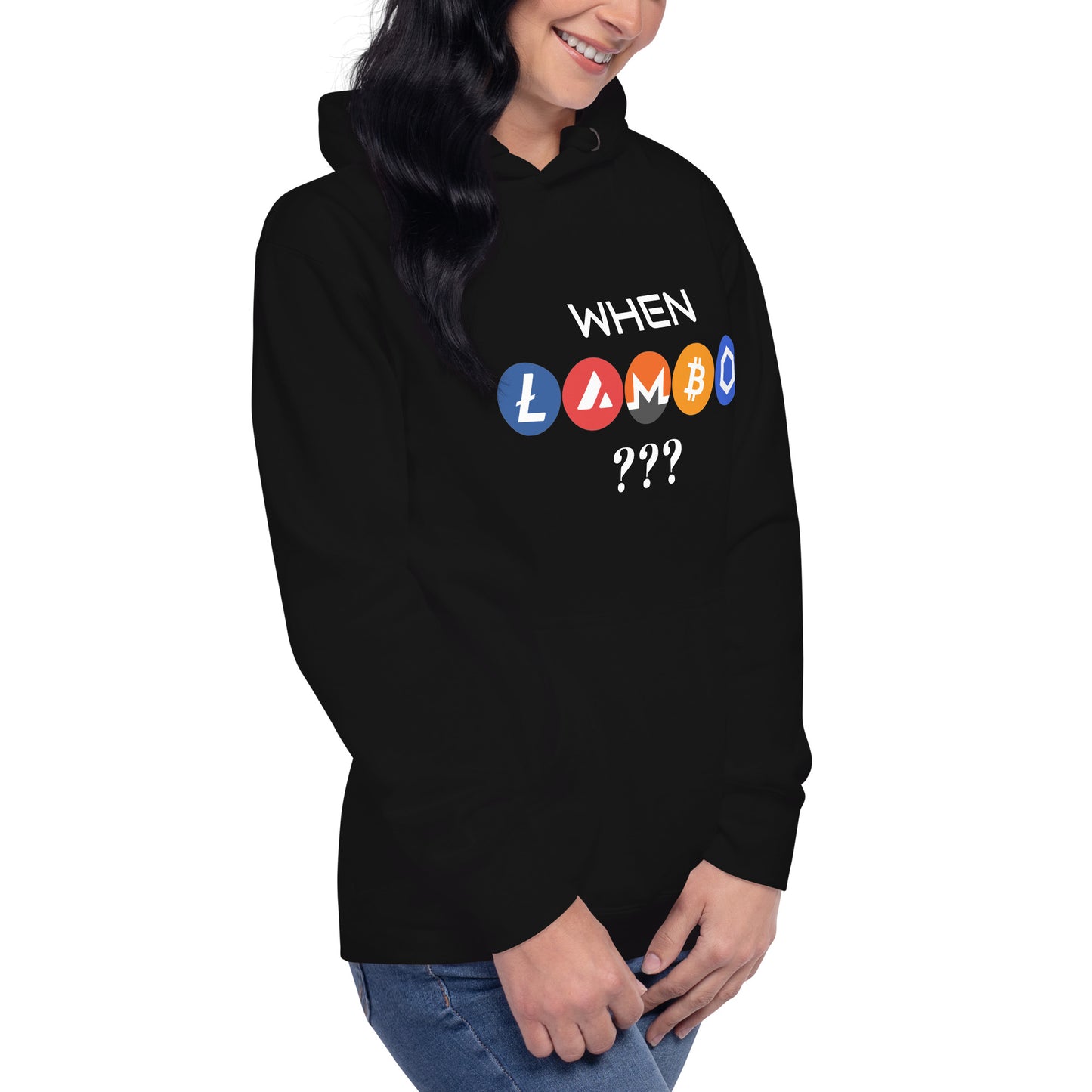 WHEN LAMBO? Unisex Hoodie for all crypto lovers