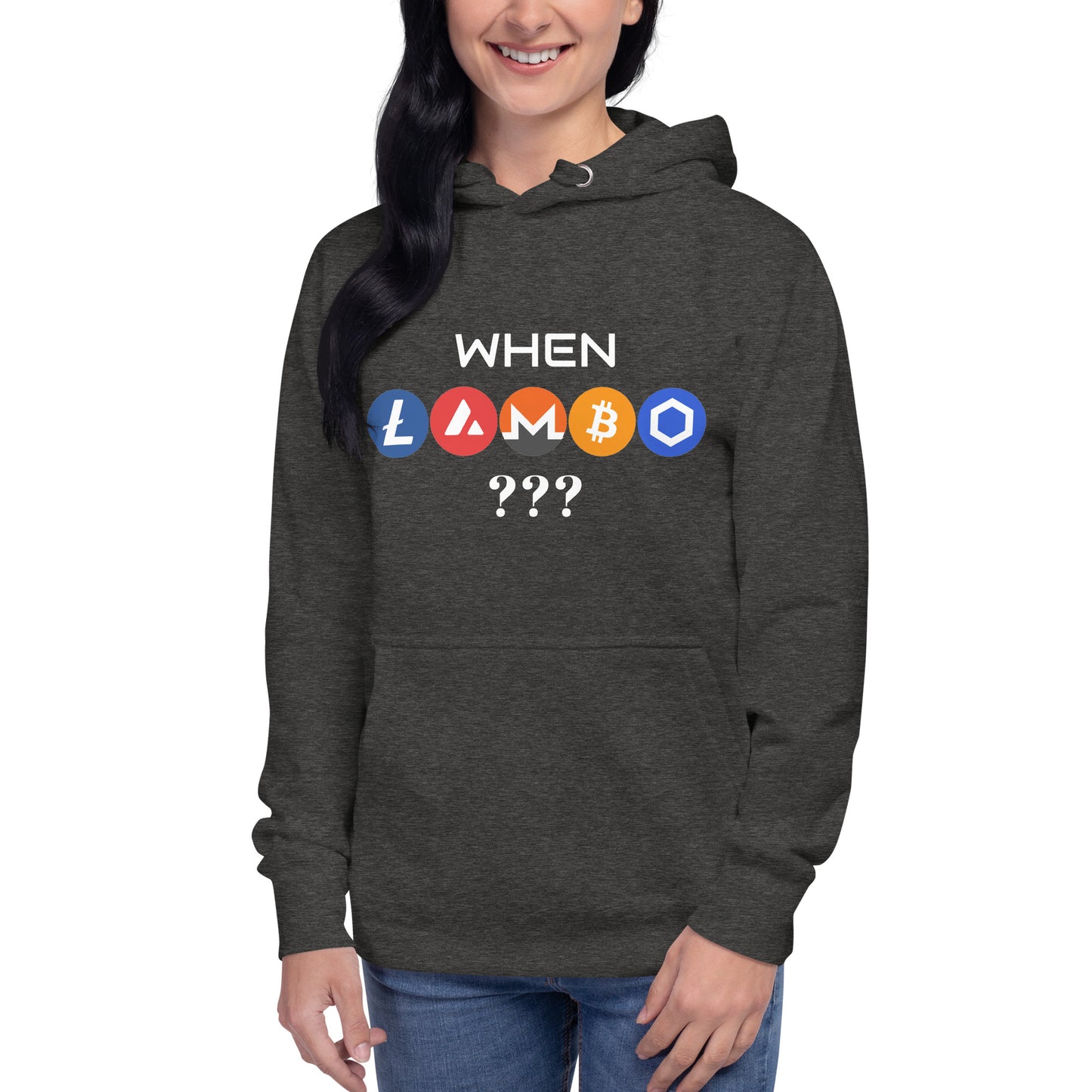 WHEN LAMBO? Unisex Hoodie for all crypto lovers