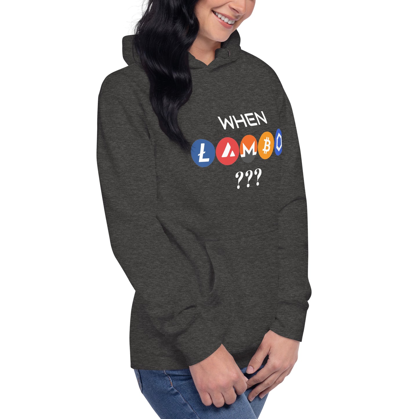 WHEN LAMBO? Unisex Hoodie for all crypto lovers