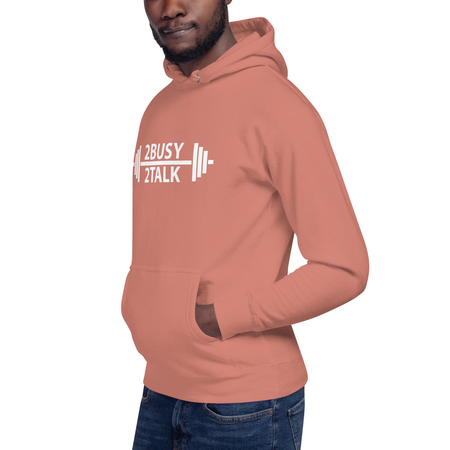 "2 Busy 2 Talk"  Unisex Hoodie