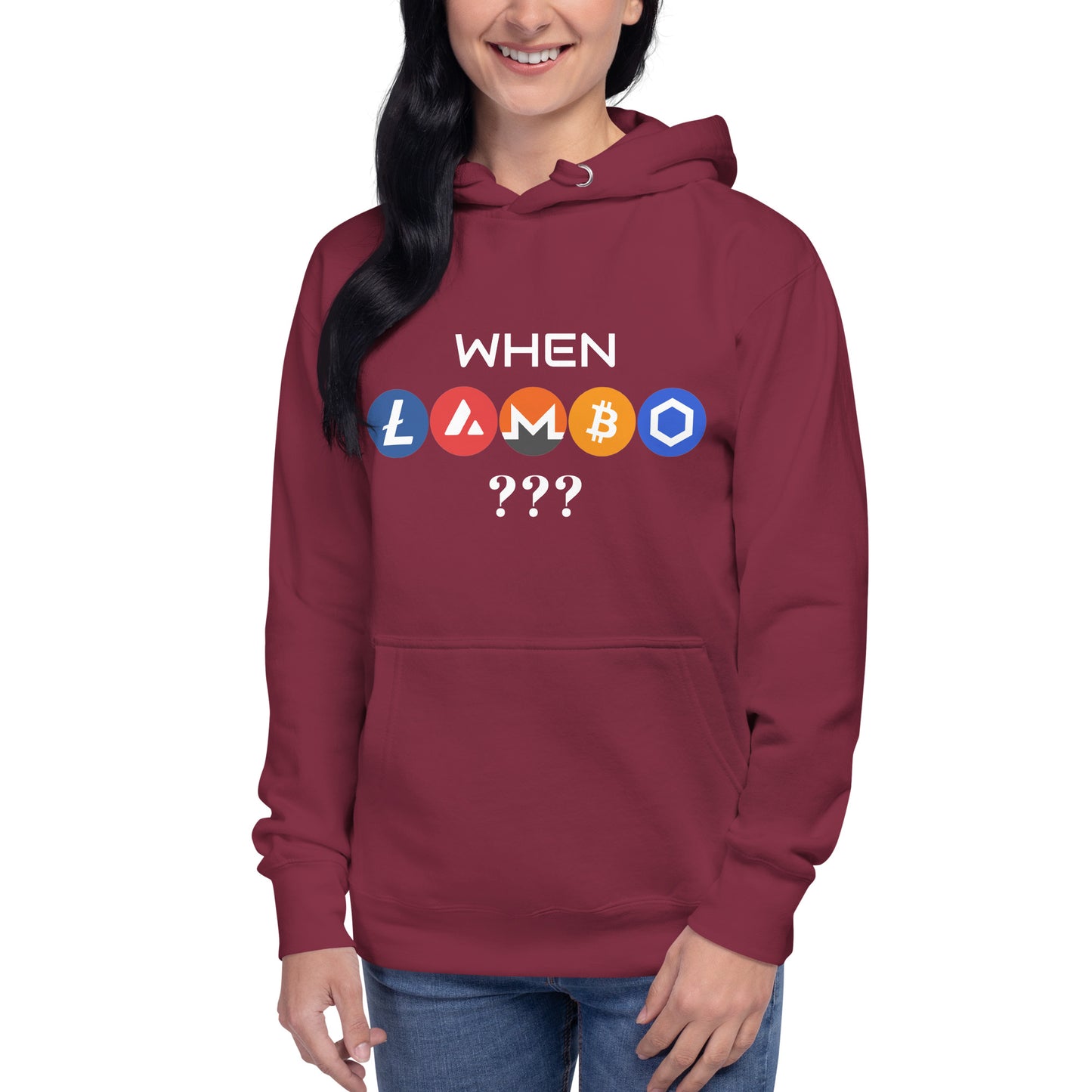 WHEN LAMBO? Unisex Hoodie for all crypto lovers