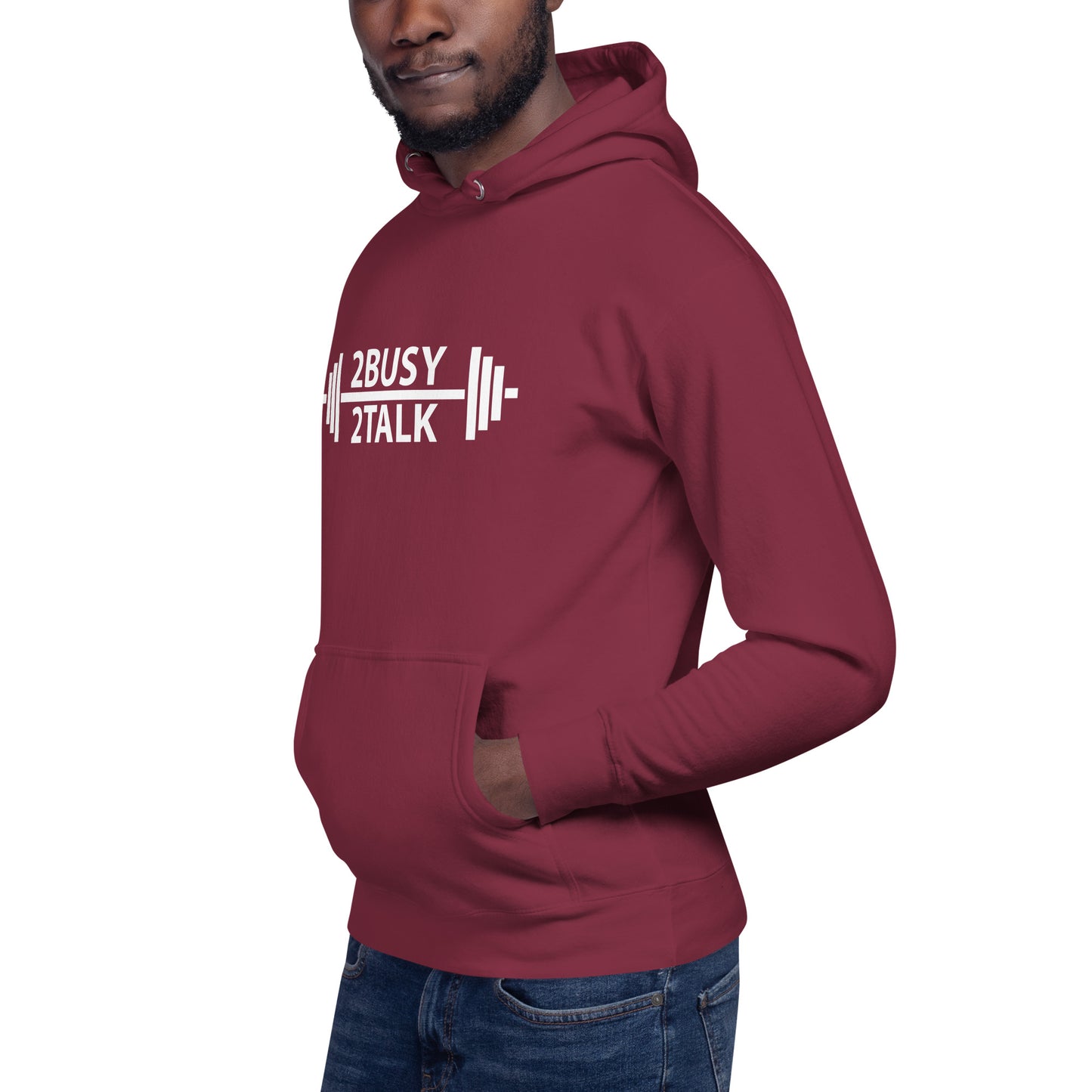 "2 Busy 2 Talk"  Unisex Hoodie