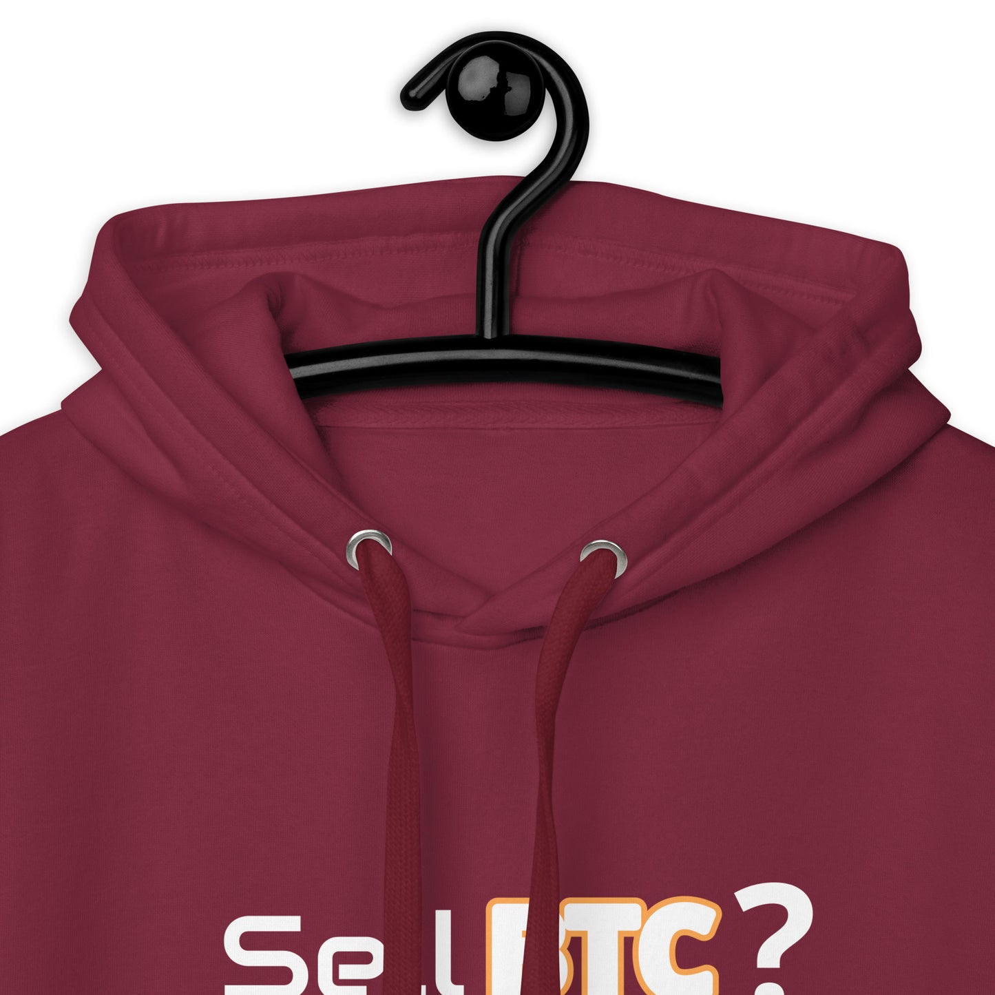 "Sell BTC? NO THX!" Unisex Hoodie