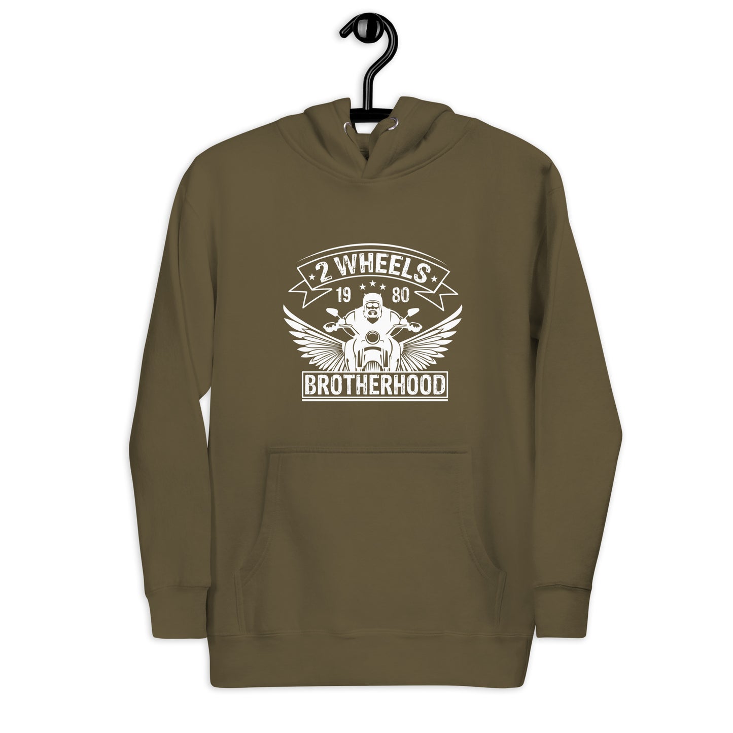 "2 Wheels Brotherhood" #2 Unisex Hoodie