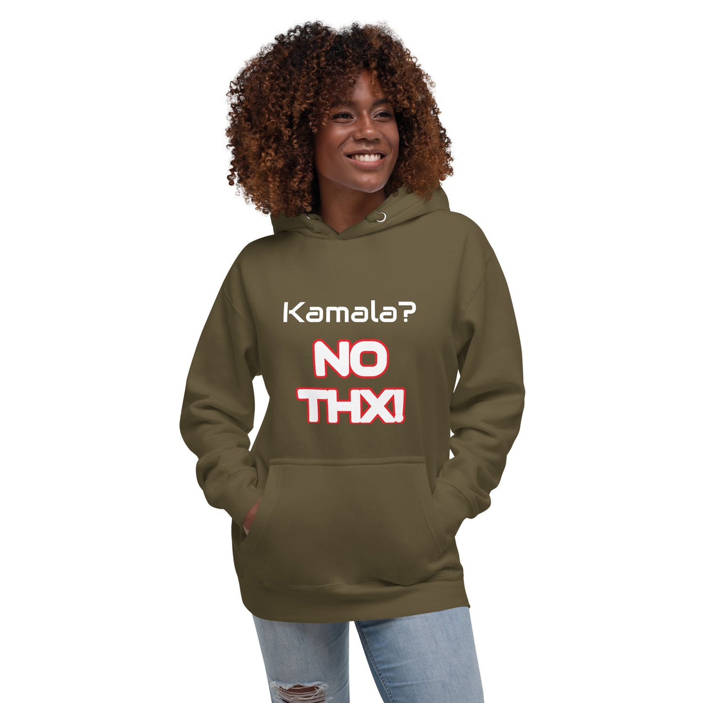 "Kamala? NO THX!" Unisex Hoodie