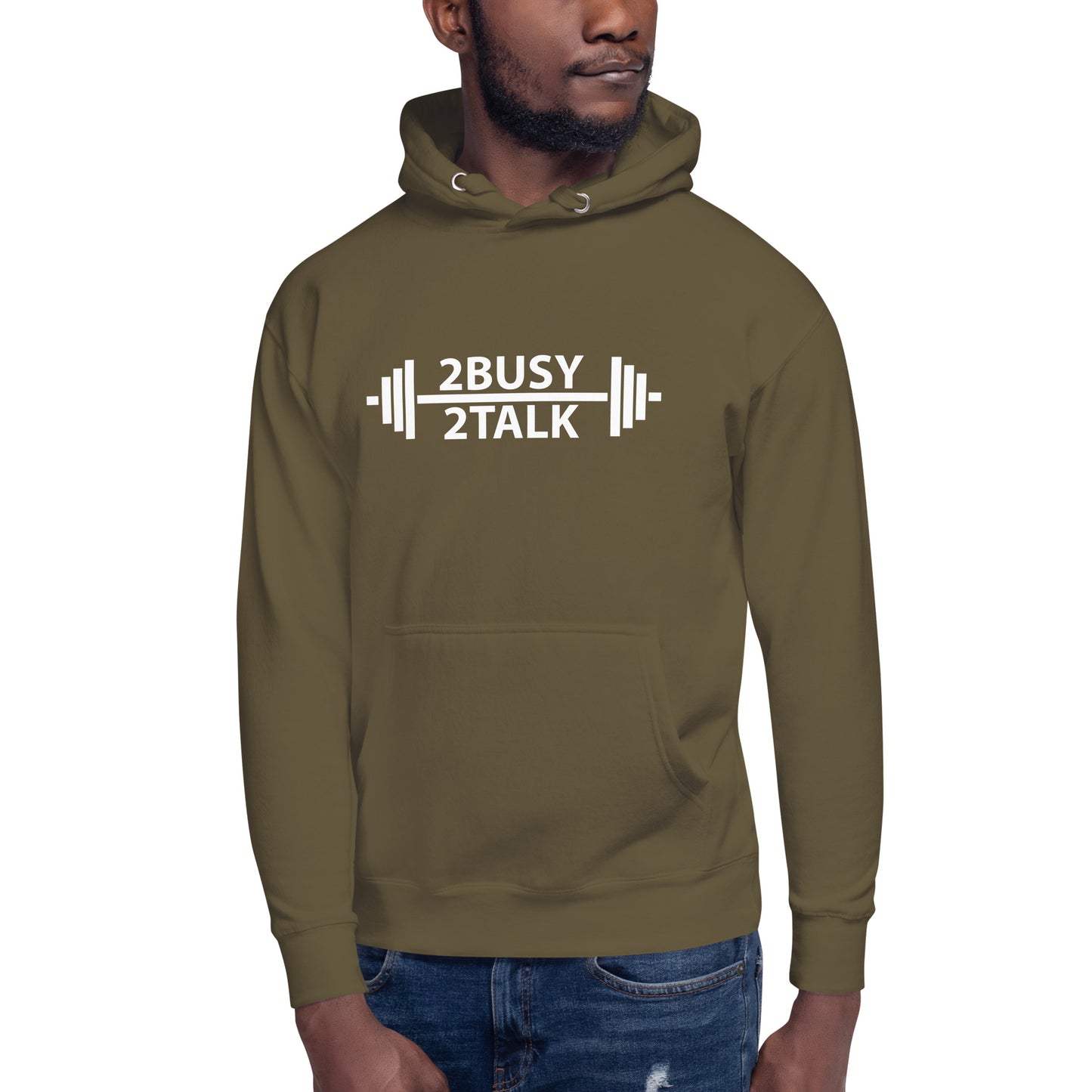 "2 Busy 2 Talk"  Unisex Hoodie