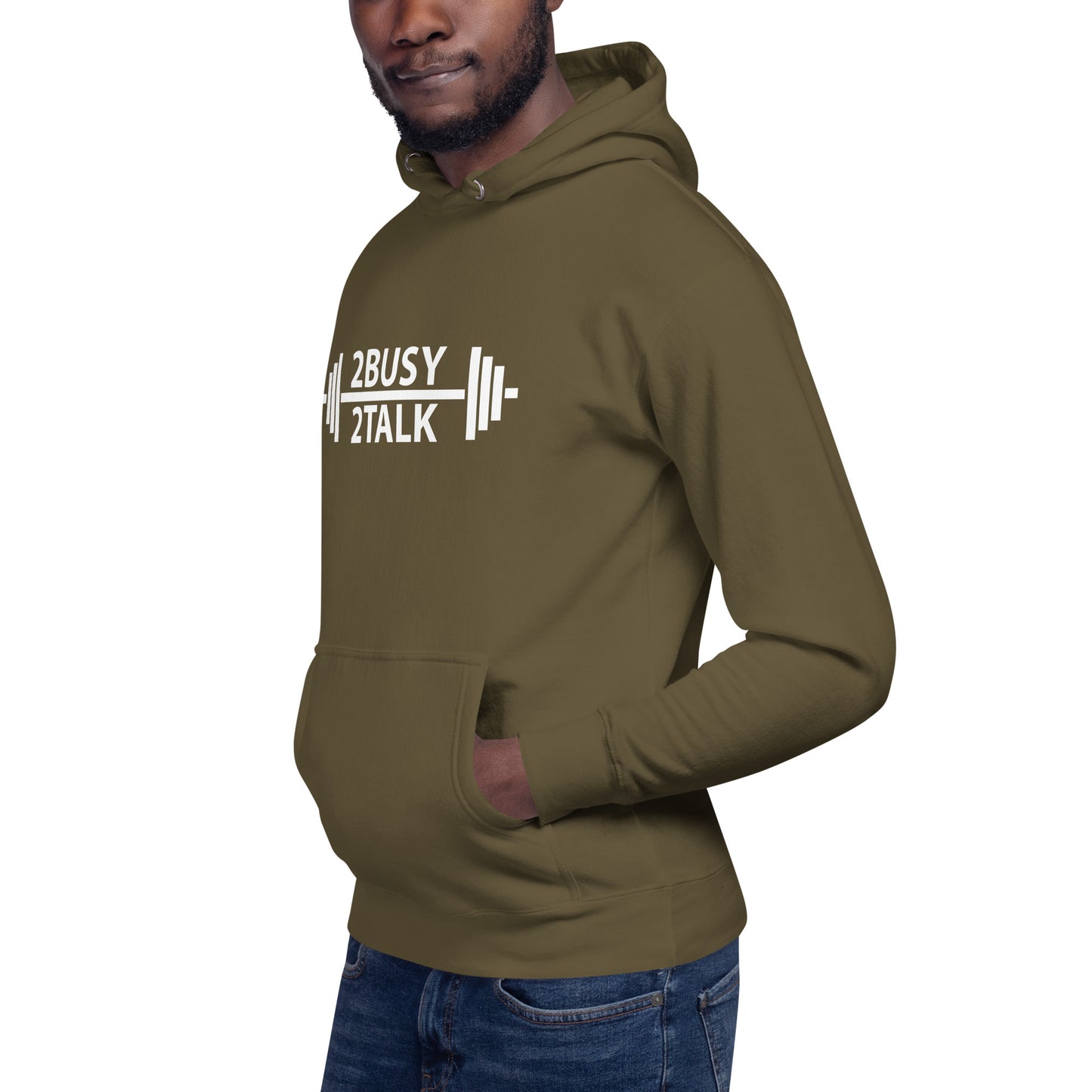 "2 Busy 2 Talk"  Unisex Hoodie