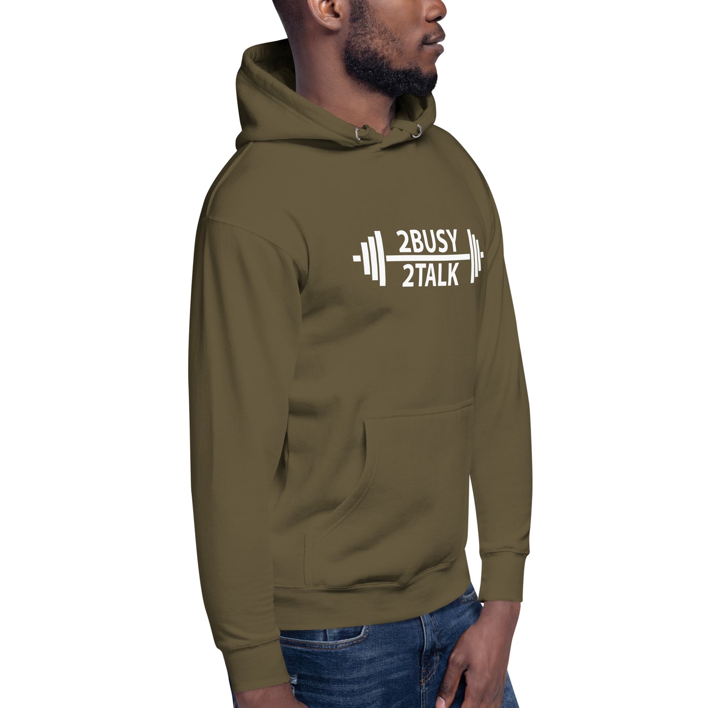 "2 Busy 2 Talk"  Unisex Hoodie