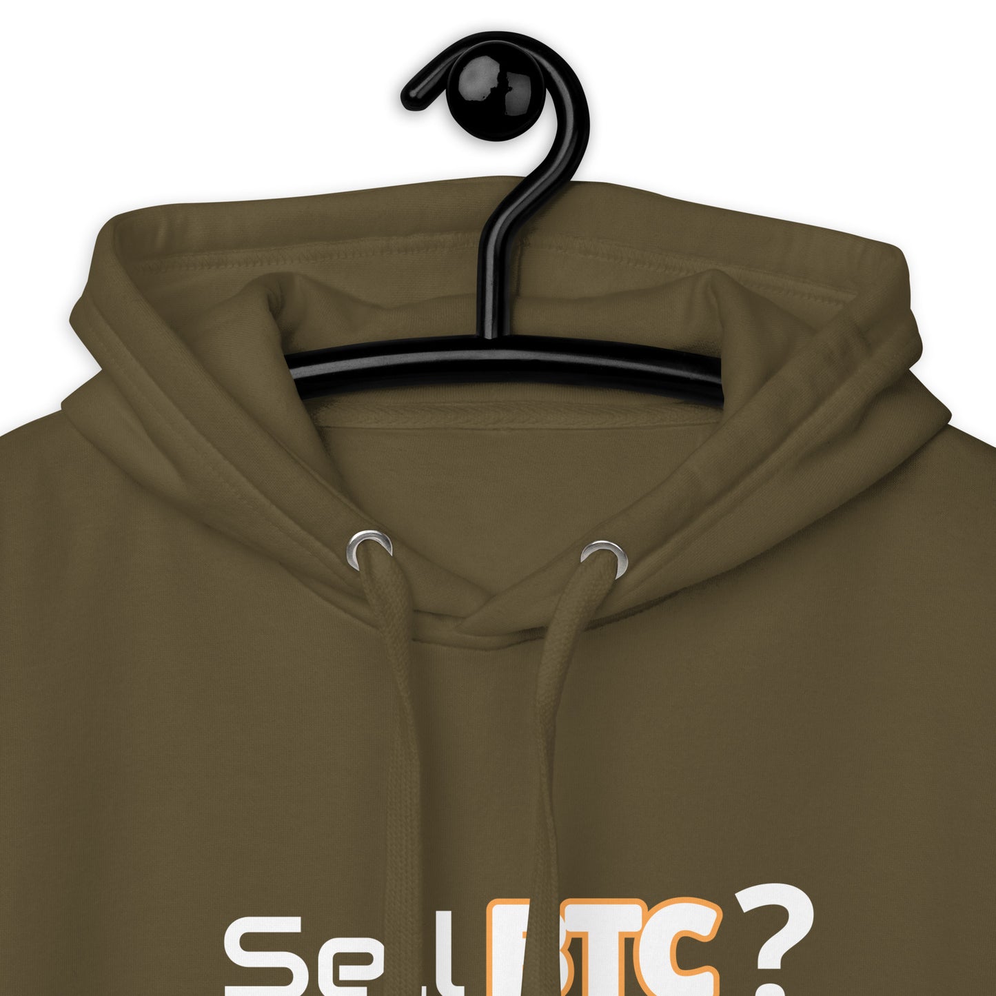 "Sell BTC? NO THX!" Unisex Hoodie