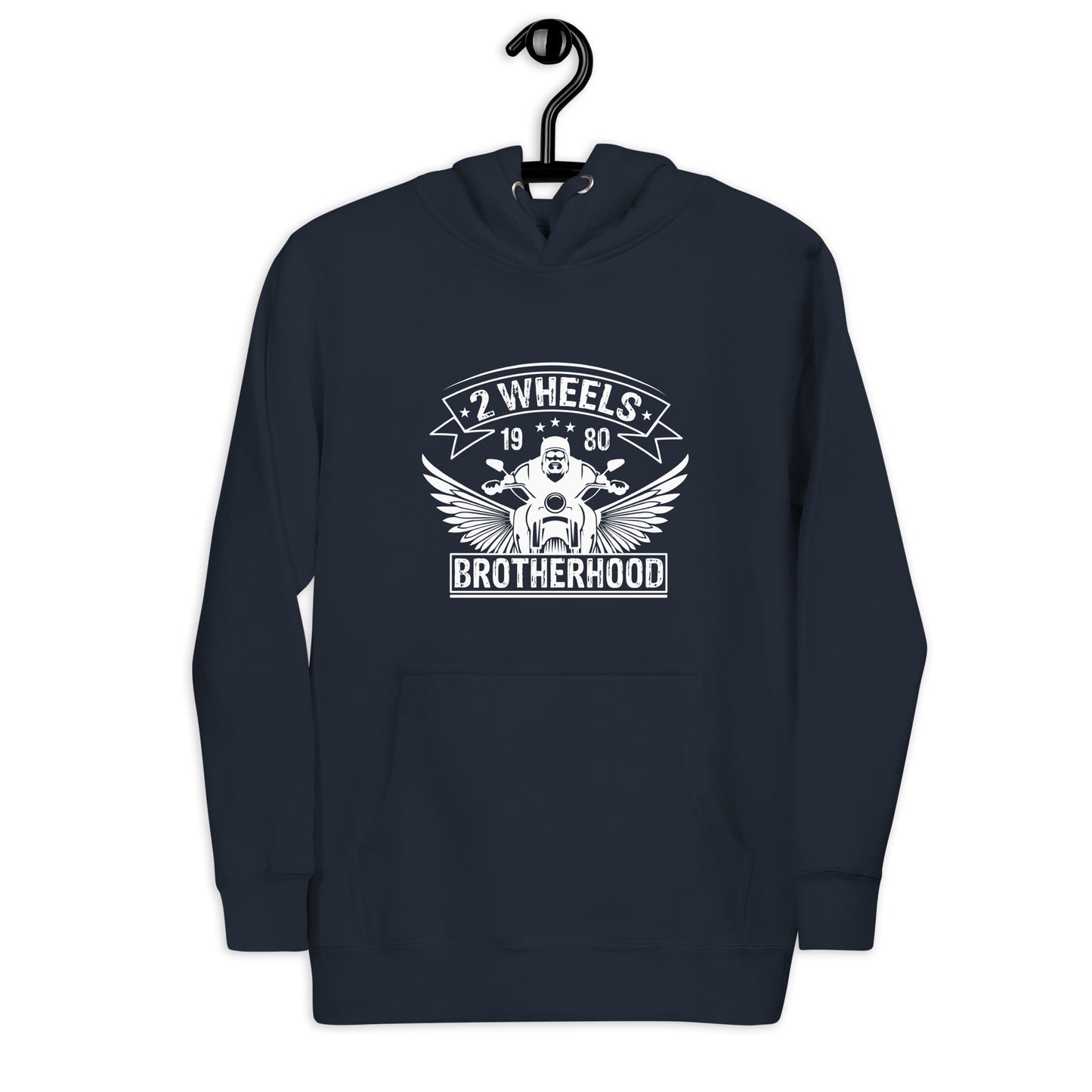 "2 Wheels Brotherhood" #2 Unisex Hoodie