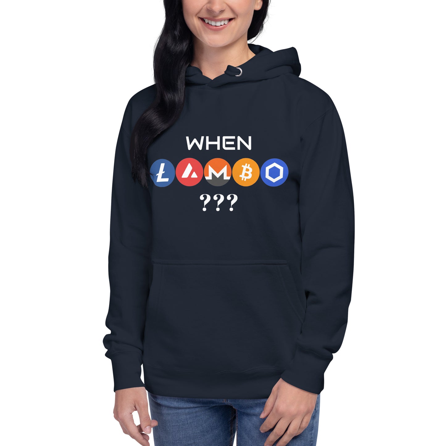 WHEN LAMBO? Unisex Hoodie for all crypto lovers