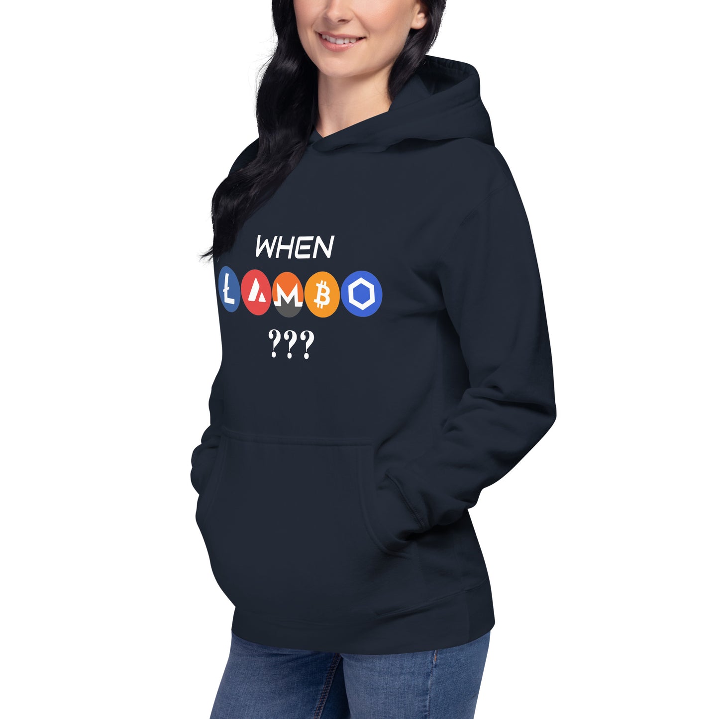 WHEN LAMBO? Unisex Hoodie for all crypto lovers