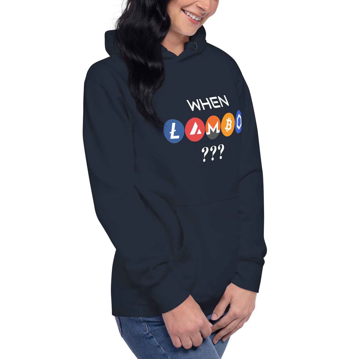 WHEN LAMBO? Unisex Hoodie for all crypto lovers