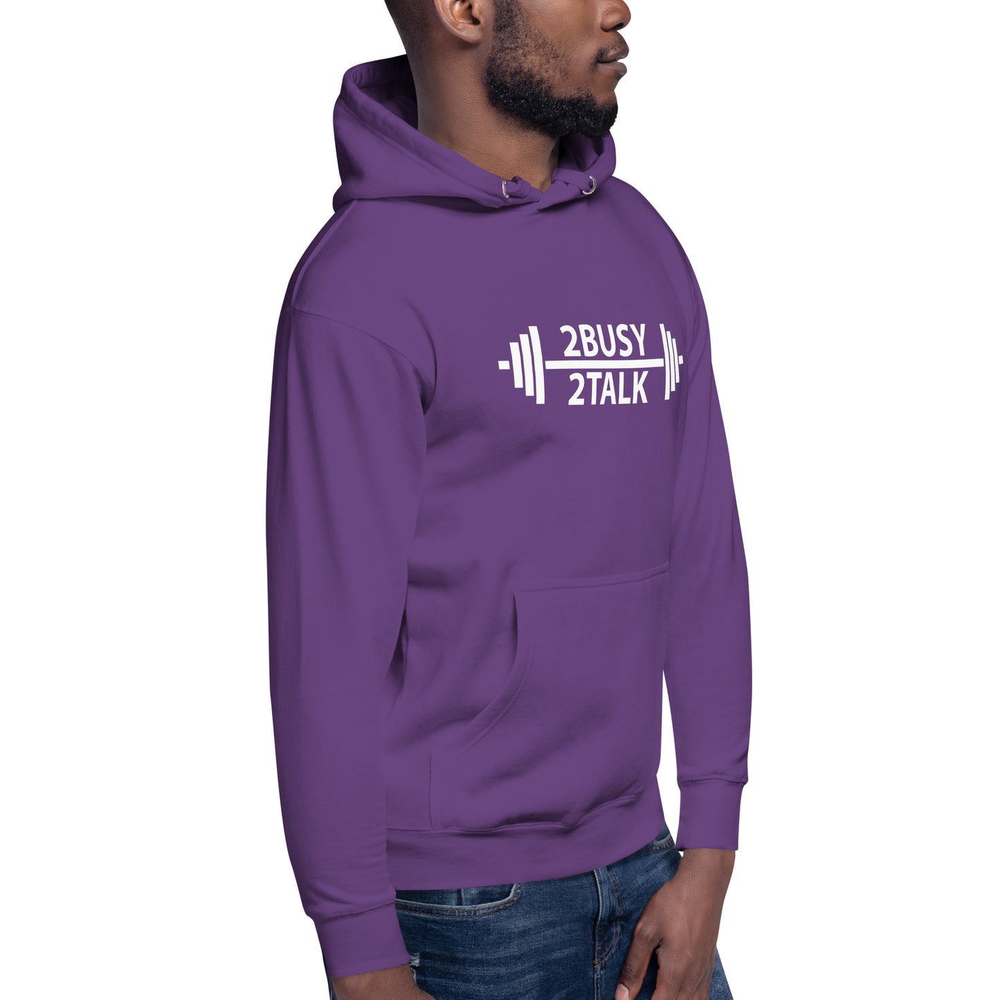 "2 Busy 2 Talk"  Unisex Hoodie