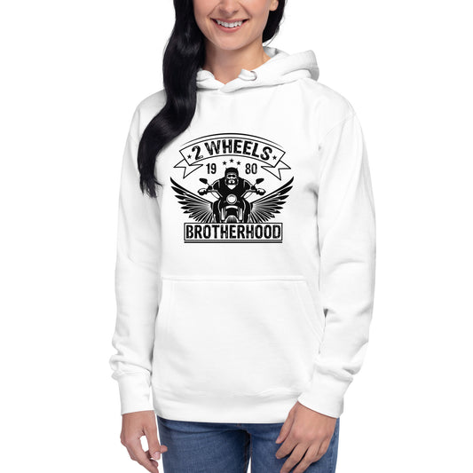 "2 Wheels Brotherhood" #2 Unisex Hoodie