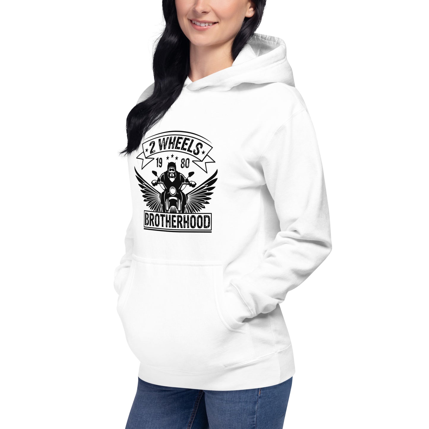 "2 Wheels Brotherhood" #2 Unisex Hoodie