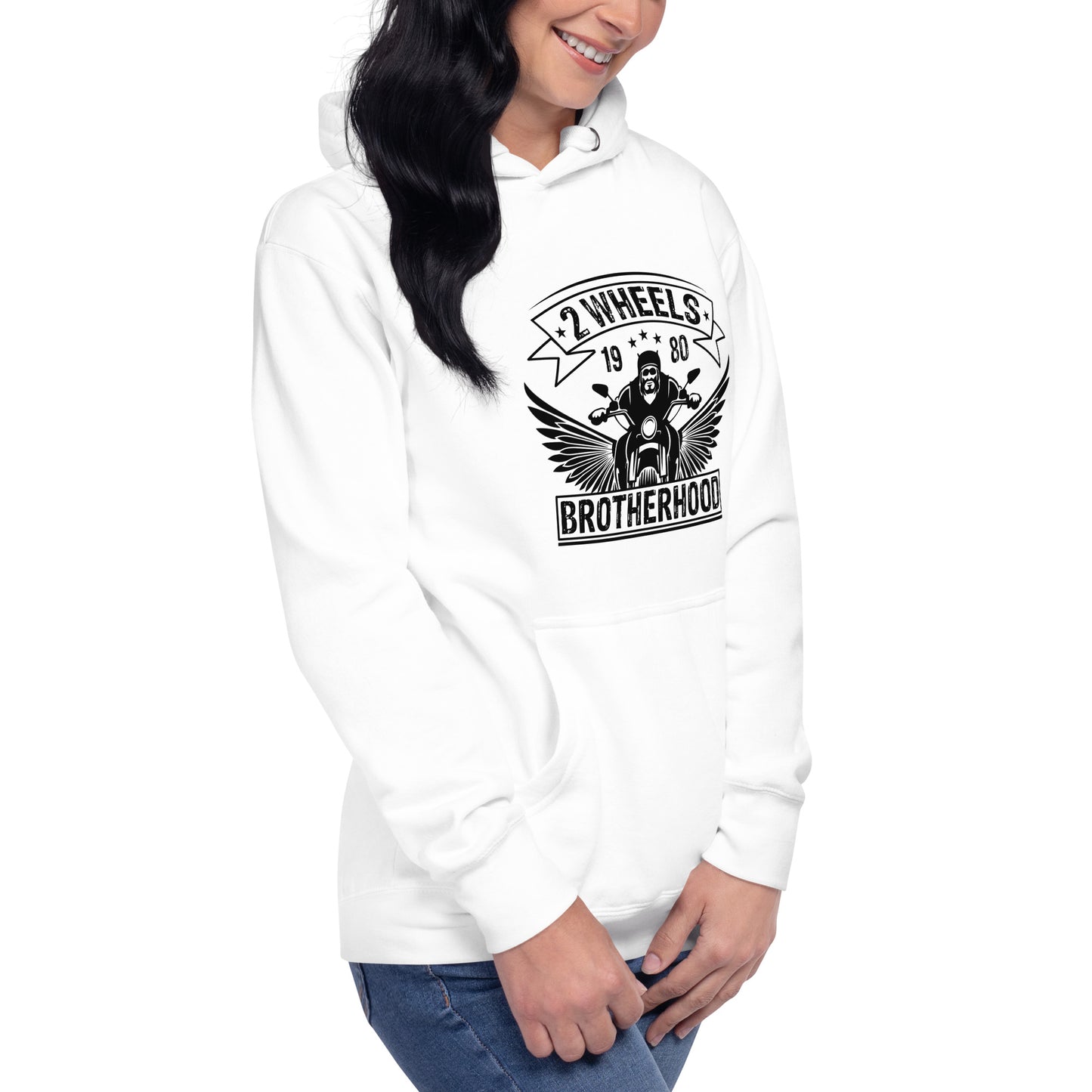 "2 Wheels Brotherhood" #2 Unisex Hoodie