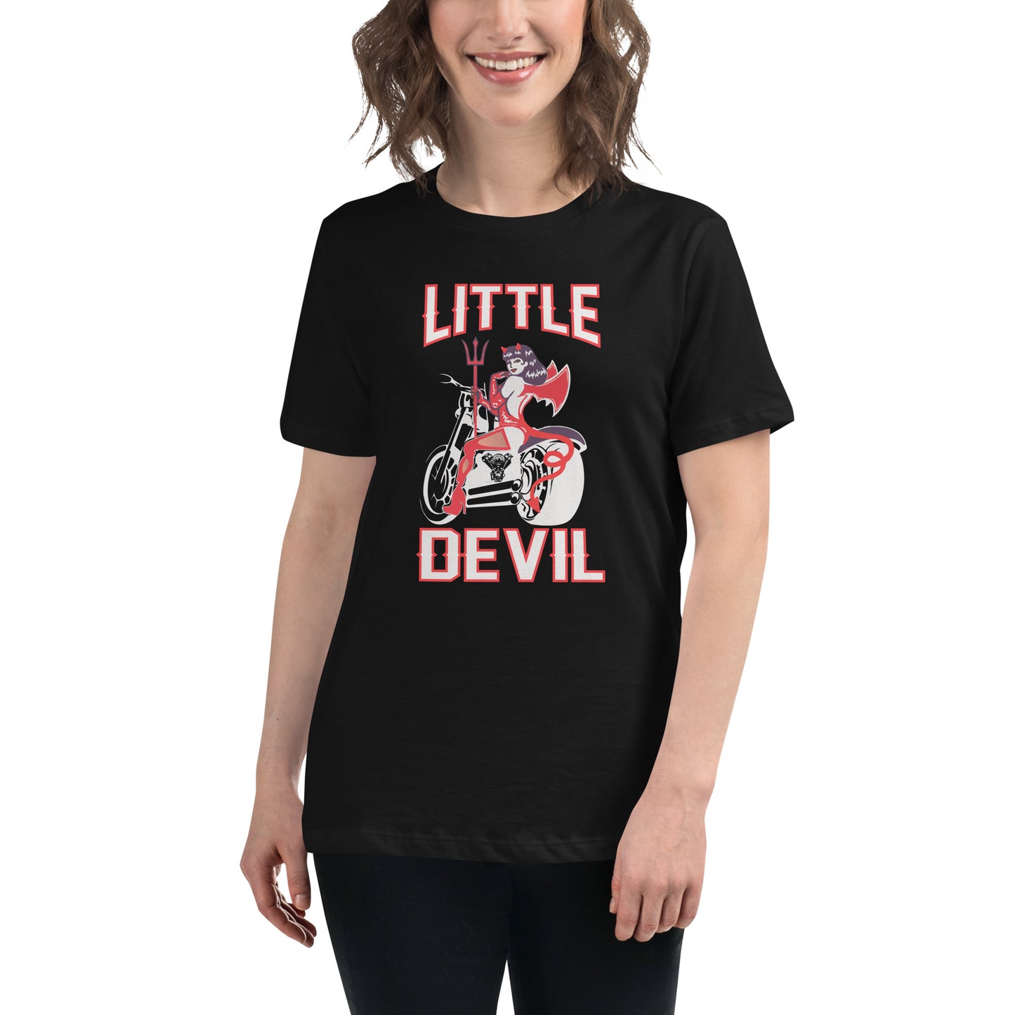 "Little Devil"  Women's Relaxed T-Shirt