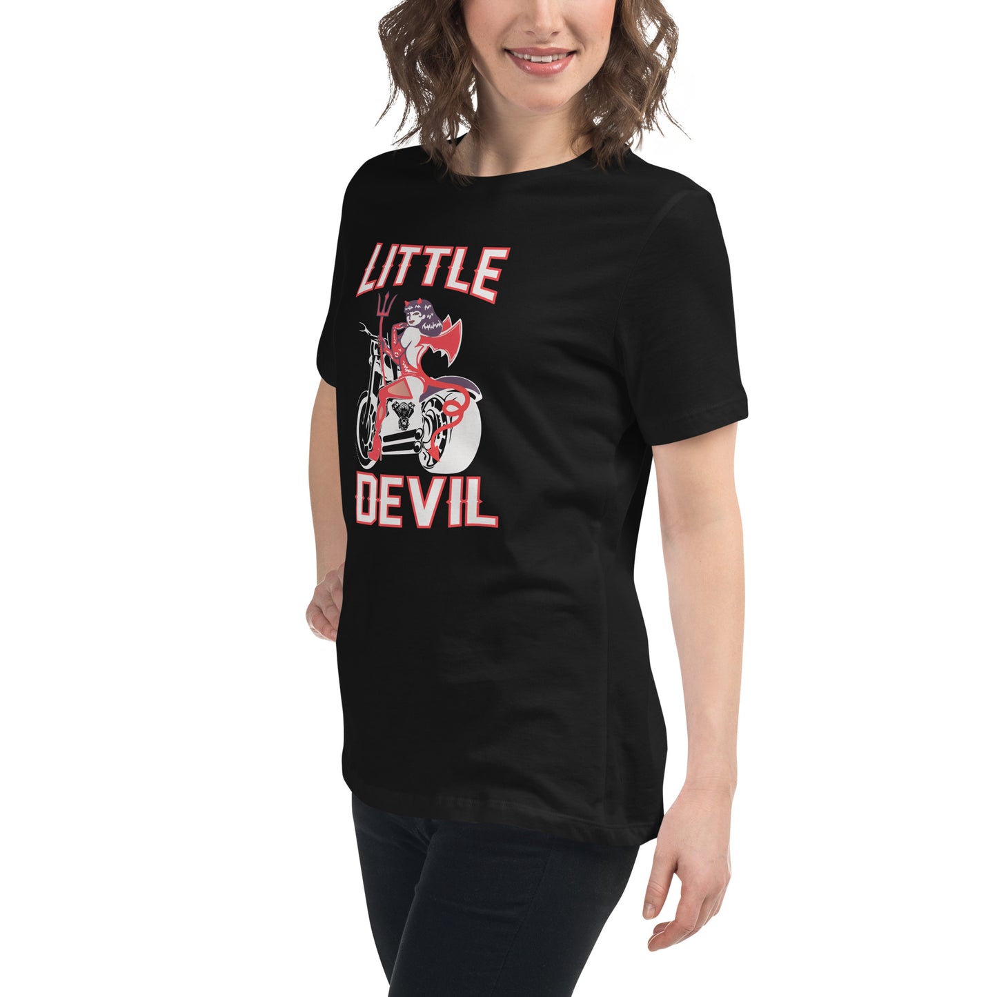 "Little Devil"  Women's Relaxed T-Shirt