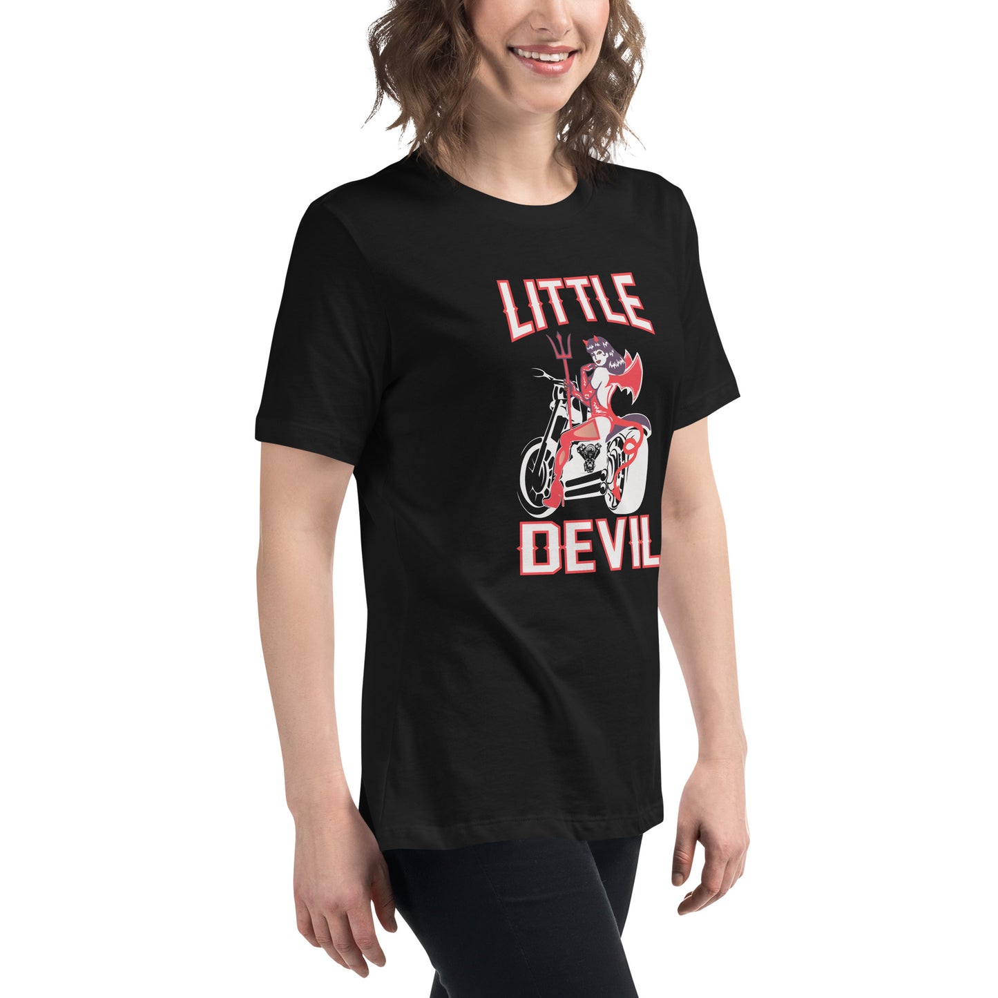 "Little Devil"  Women's Relaxed T-Shirt